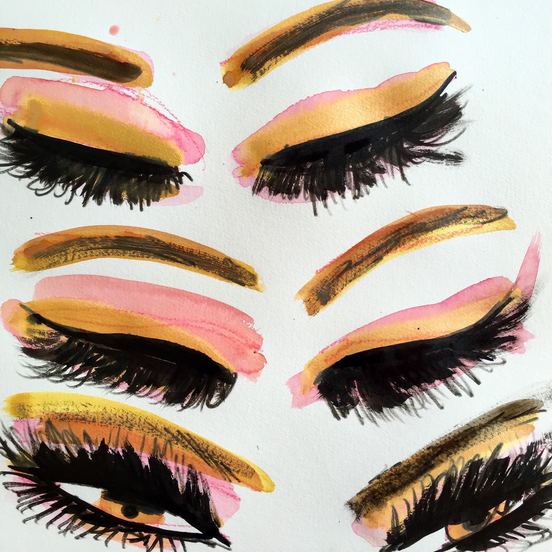 Blush Shadow Print