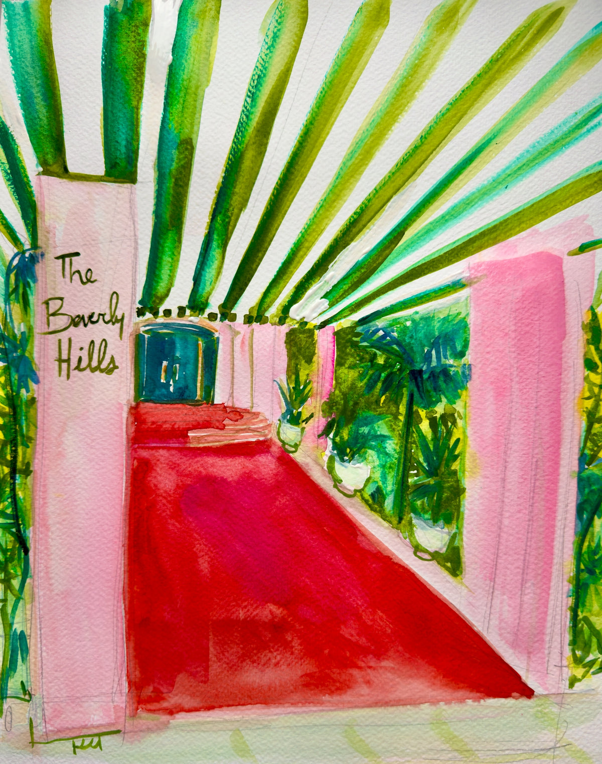 The Beverly Hills Hotel Print