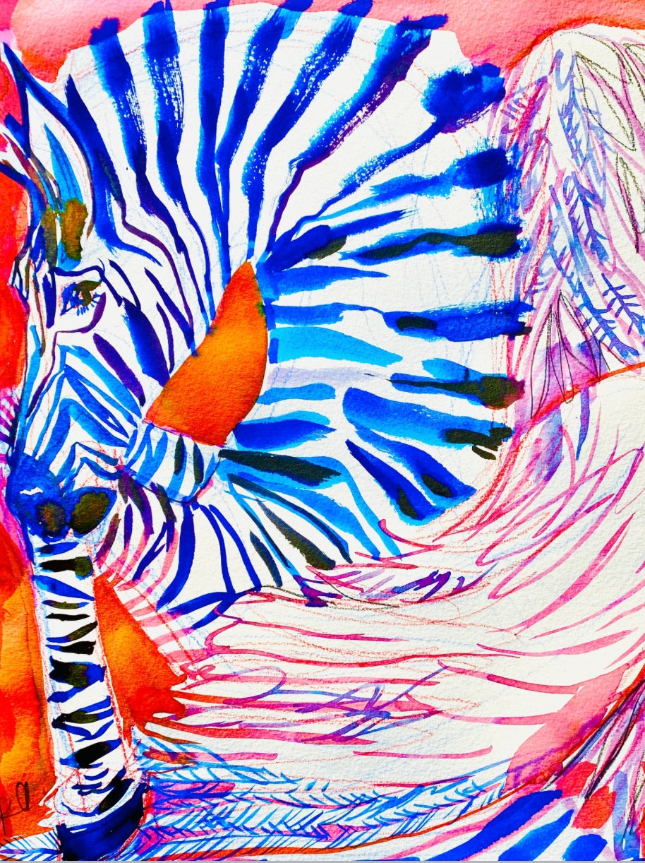 Hermes Zebra Print