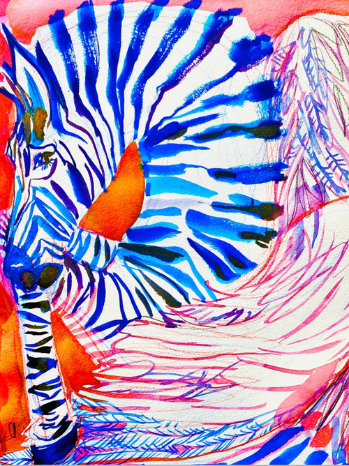 Hermes Zebra Print