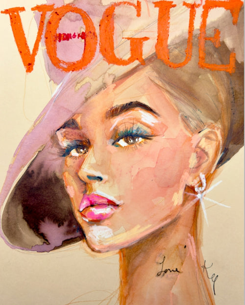 Hailey Vogue Print