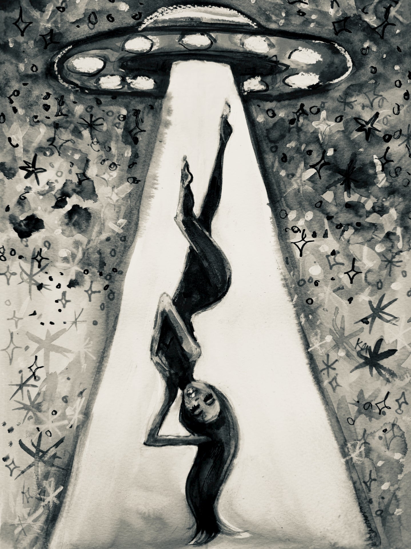Alien Abduction Print