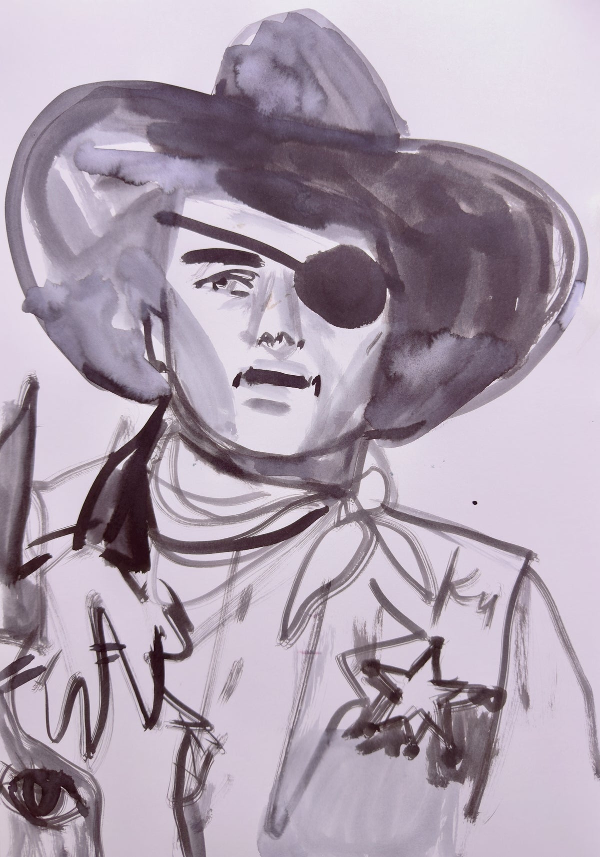 John Wayne Print