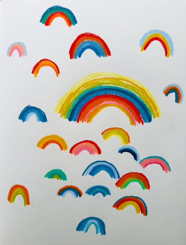 Nonsensical Rainbows Print