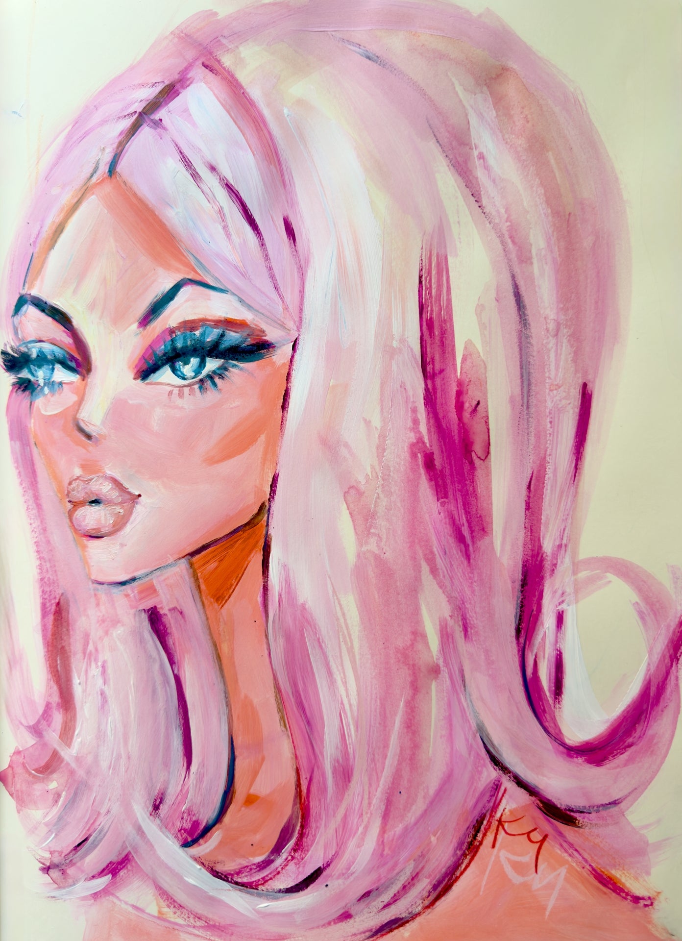 Pinky Barbie Print