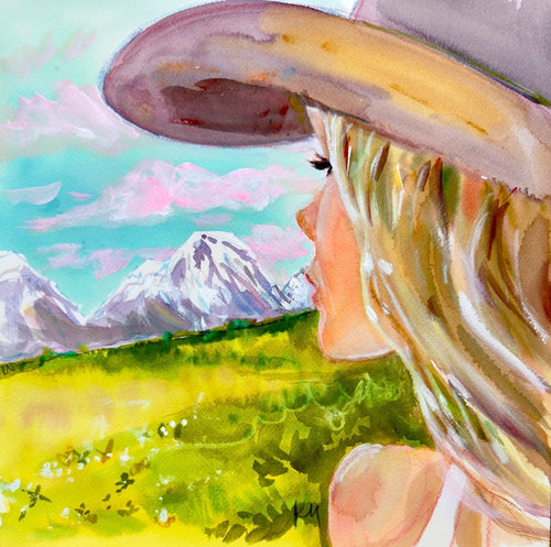 Summer Mountains Print