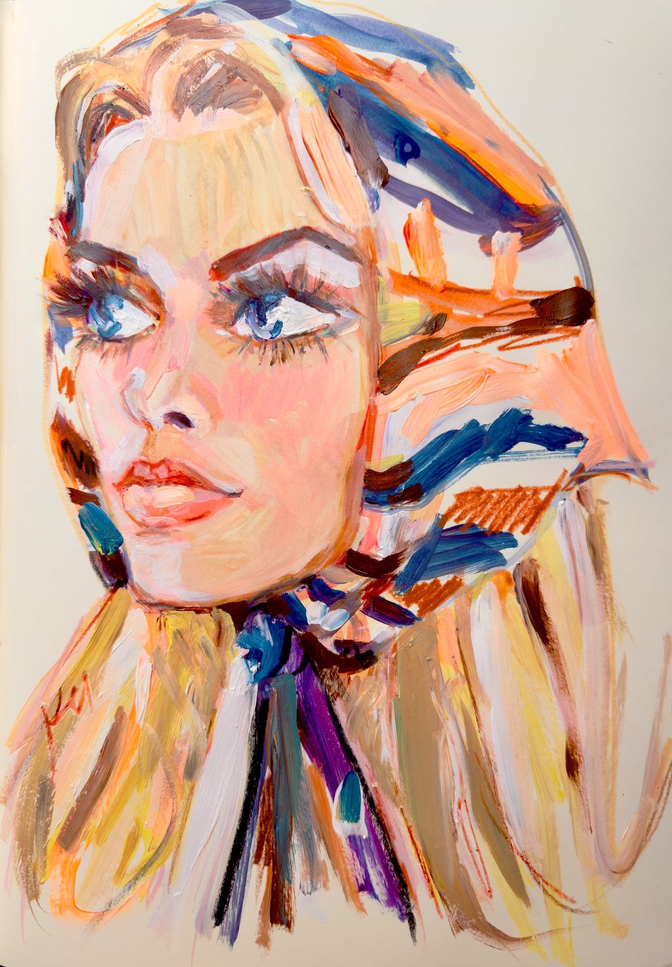 Margot Scarf Print