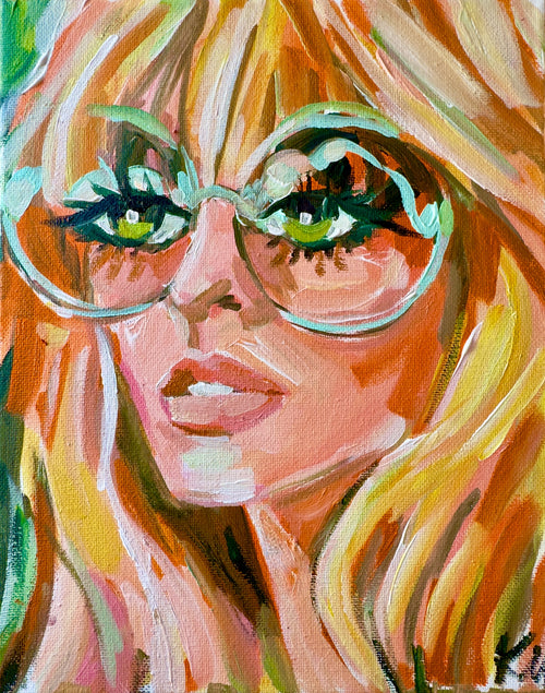 Chloe Glasses Print