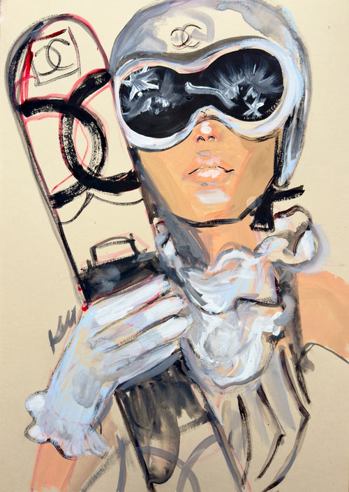 chanel ski goggles Chanel Ski Print – Kyra Kendall