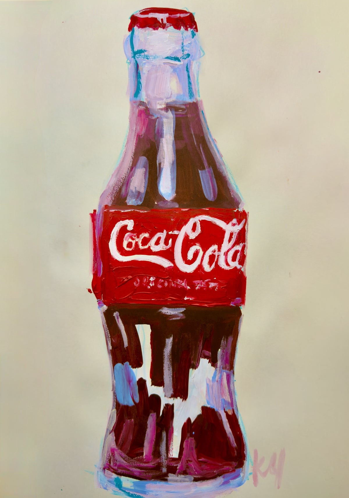 Coke Bottle Print