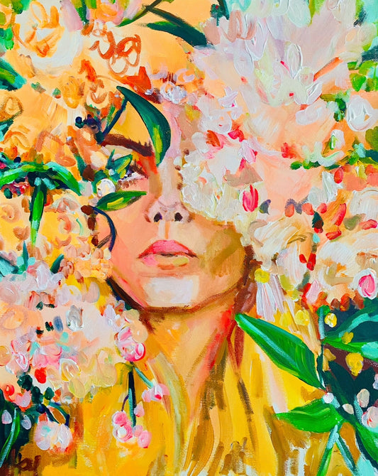 Floral Veil Print