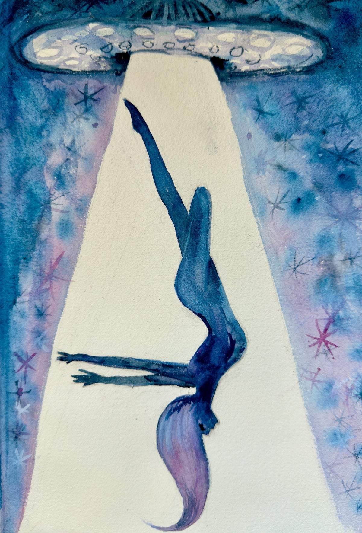 Alien Abduction Blue Print