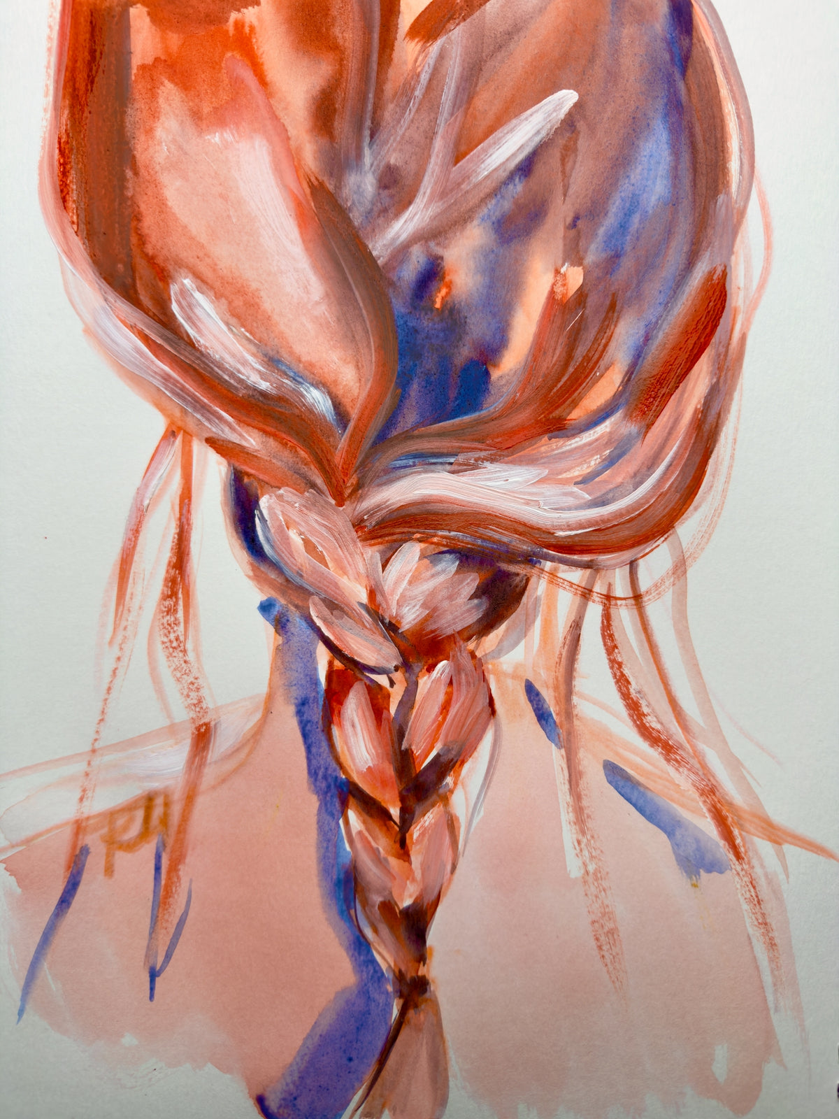 Hair Color Study Print