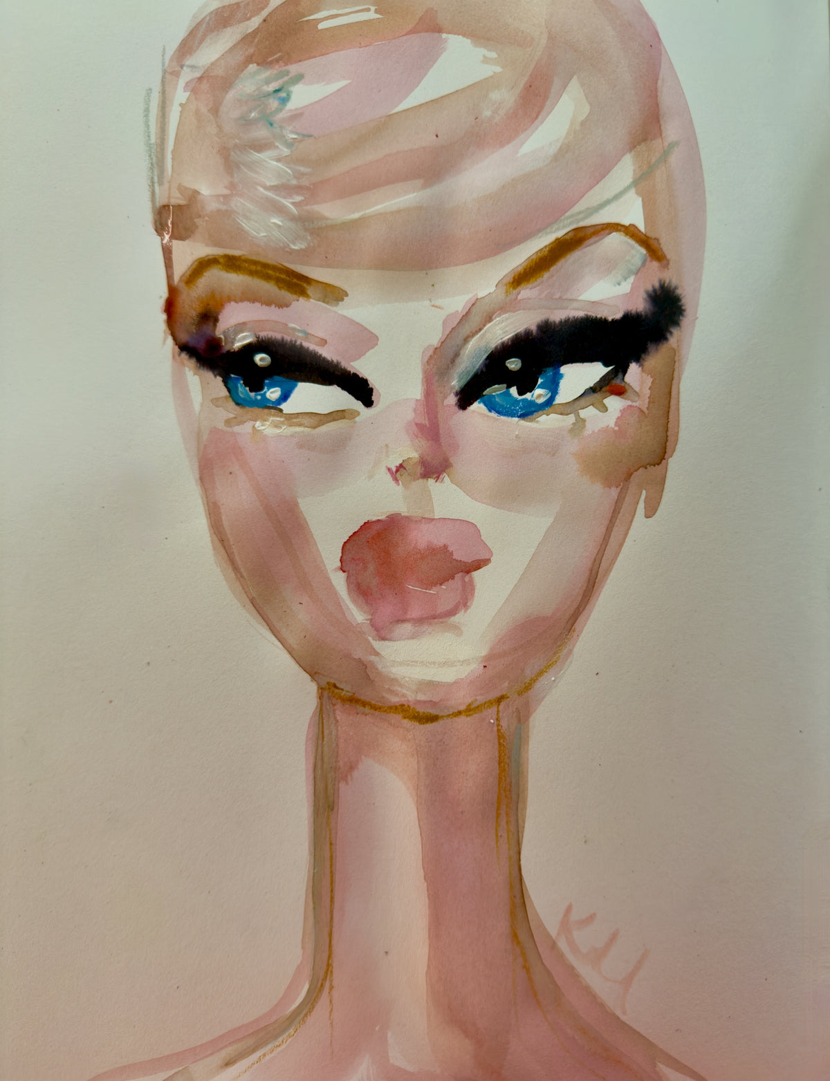 Sketchy Barbie Print