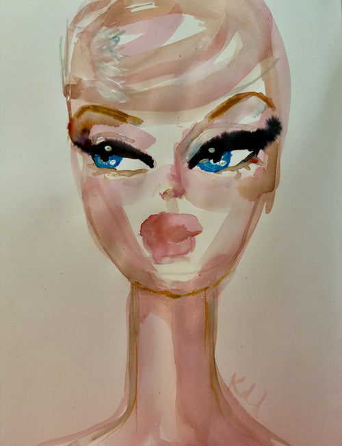 Sketchy Barbie Print