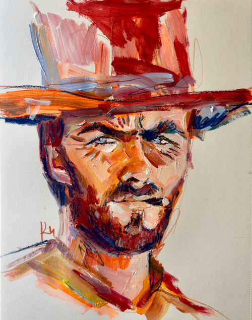 Clint Scowl Print
