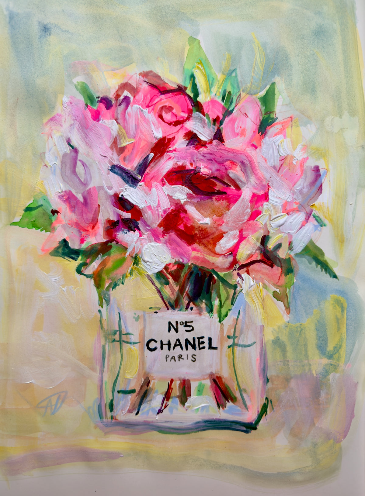 Chanel Roses Print