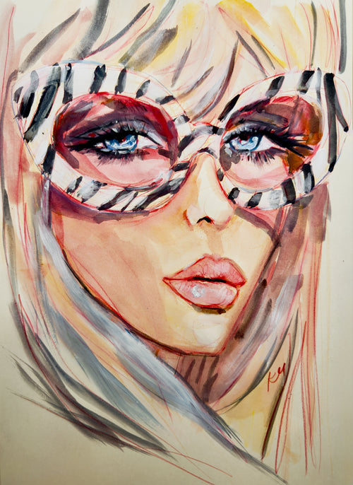 Zebra Shades Print