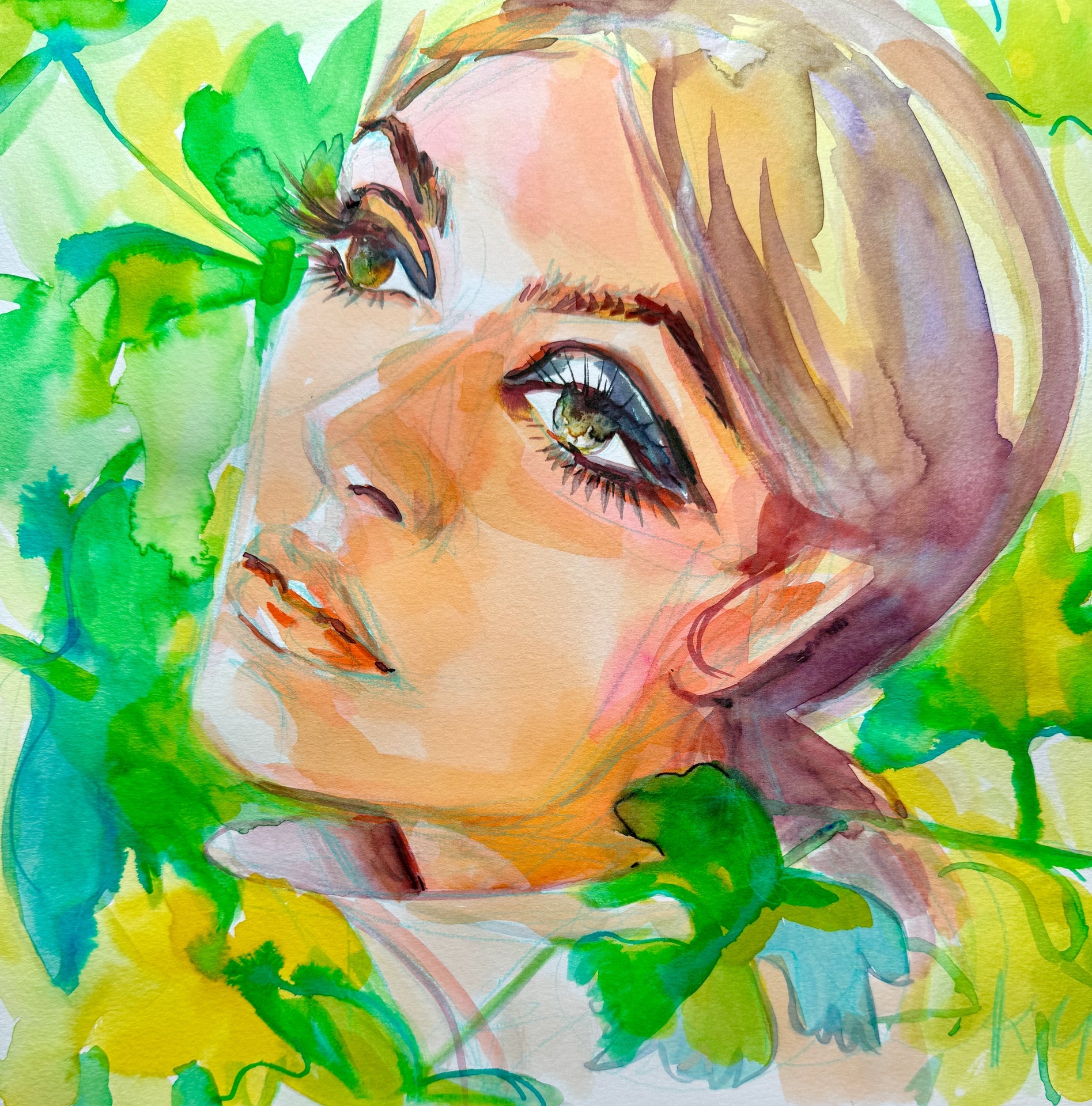 Sharon Tate Green Print
