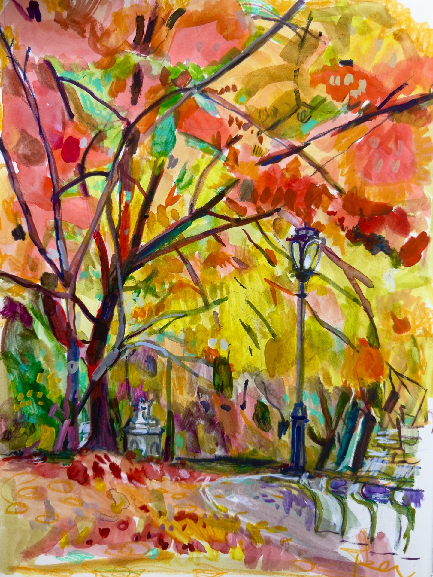 Fall New York Print